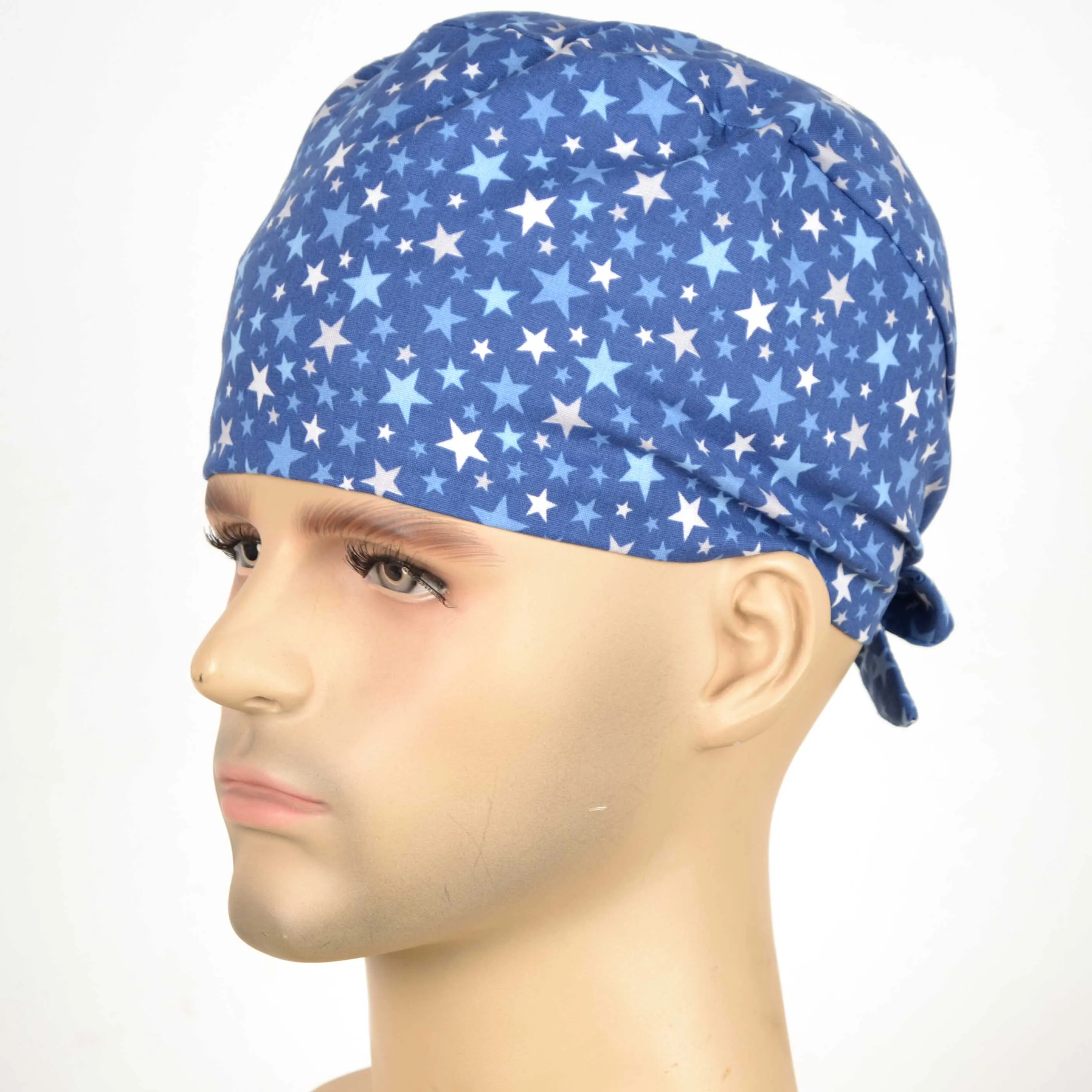 Scrub Caps For Women And Men Clinical scrub Hats Print Adjustable Unisex S M two size for choice