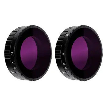 

Freewell Variable ND 2-5 Stop, 6-9 Stop 2 Pack VND Filters Compatible With DJI Osmo Action Camera