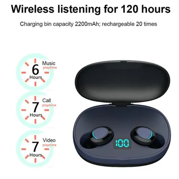 

Bluetooth 5.0 Earphone TWS Earbuds Wireless Bluetooth Earphones 8D Stereo Headset Bluetooth Earphone With Mic and Charging Box