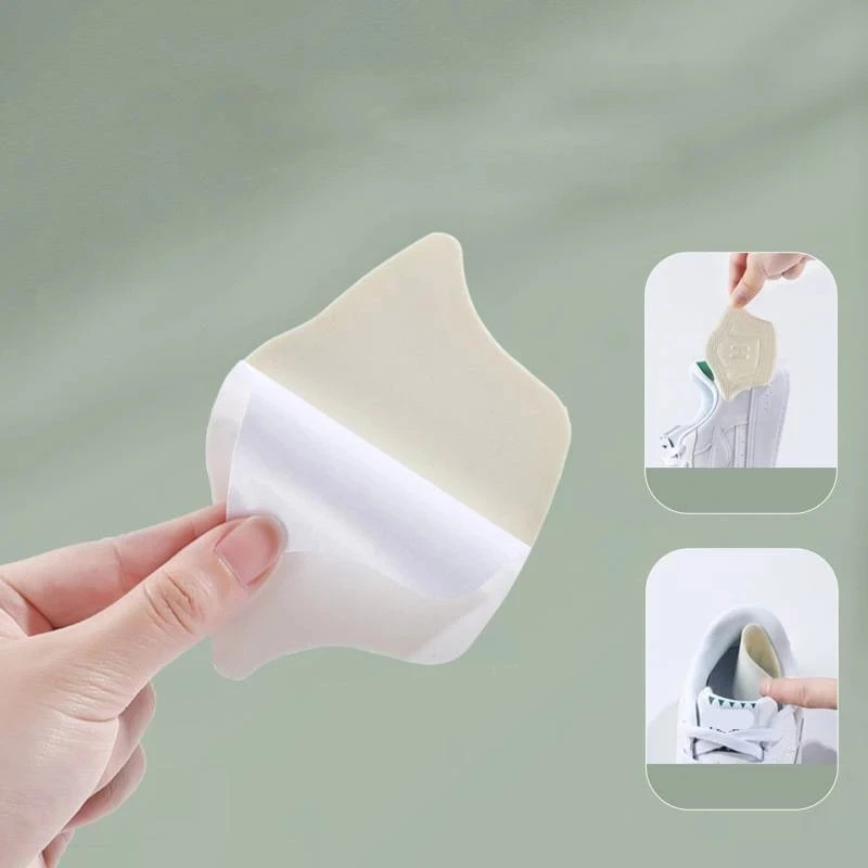2pcs Insoles Patch Heel Pads Sport Shoes Adjustable Size Antiwear Feet Pad Cushion Insert Insole Heel Protector Back Sticker shoe insoles shoe heel pads