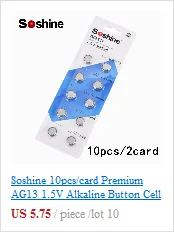 10 шт./лот Excel 1,5 V LR66/177/377/AG4 Кнопка ячейки Батарея аккумулятора кнопочного типа длинные Срок годности для часы электронные игрушки
