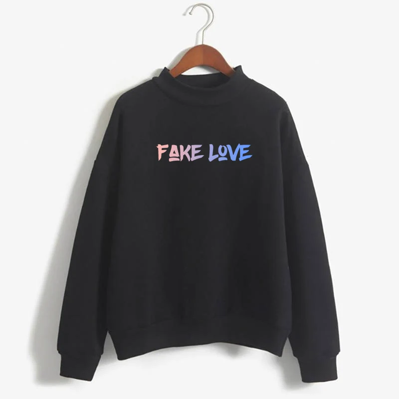 Что спереди была надпись «fake love», а сзади «Jimin 95»! толстовка унисекс K-pop Bangtan для мальчиков Fake love с капюшоном