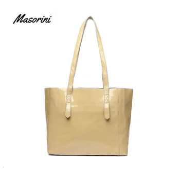 

Tote Bag Large Women's Leather Handbags High Quality Female Patent Leather Bag Fashion Lady Shoulder Bags Classic Handbag