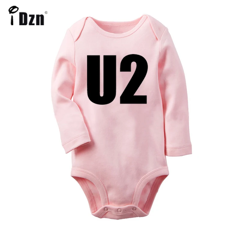 JcBaby1008PC U2 альтернатива рок-группа ACDC Armin Van Buuren DJ вентиляторы Новорожденный ребенок боди малыш комбинезоны с длинными рукавами хлопок одежда - Цвет: JcBaby1008PC