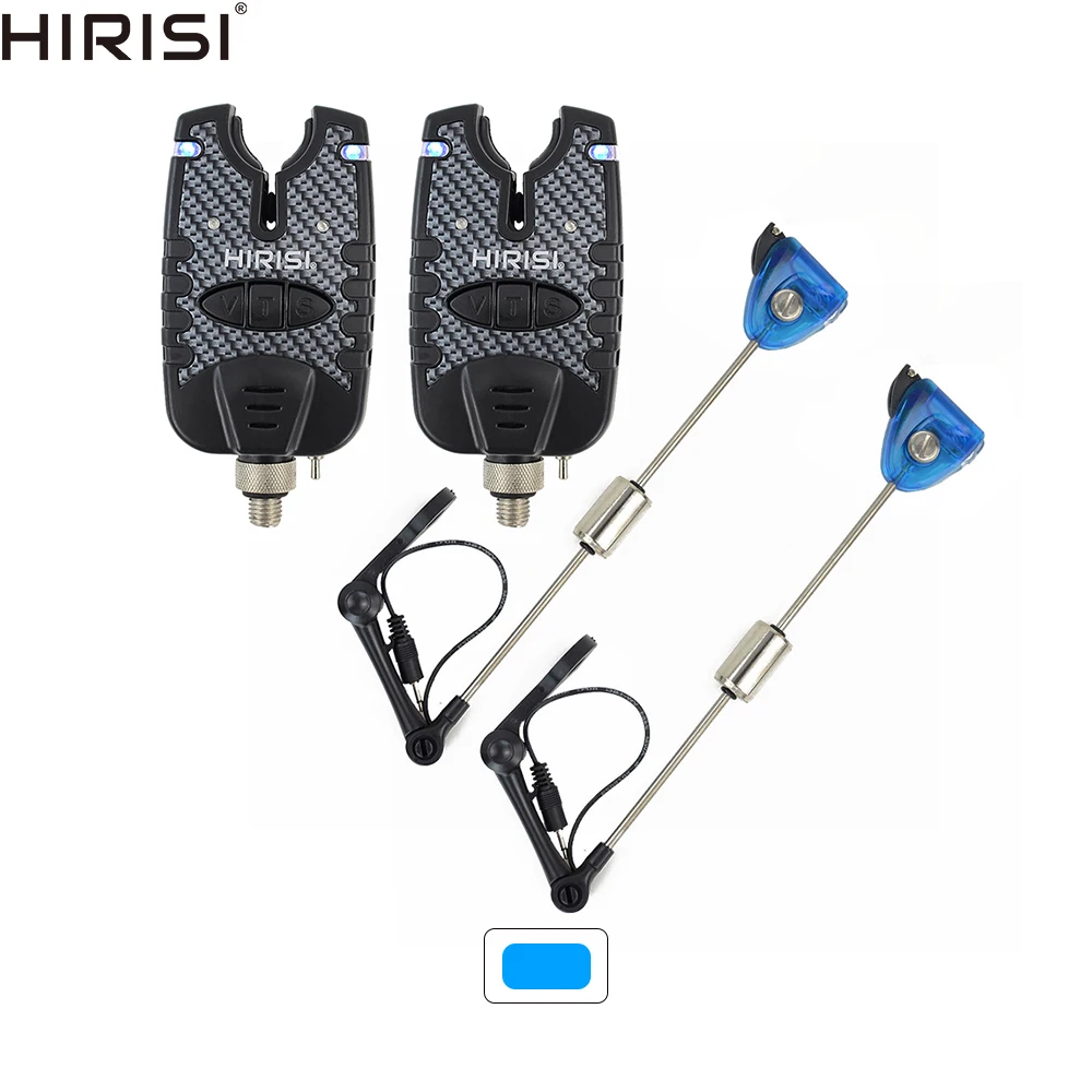 

Carp Fishing Bite Alarms and Illuminated LED Fishing Swinger Blue Color Carp Fishing Alarm Set