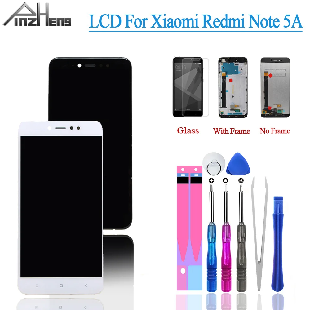 

PINZHENG AAAA Original LCD For Xiaomi Redmi Note 5A Display Screen Digitizer Assembly LCD Display For Redmi Note 5A With Frame