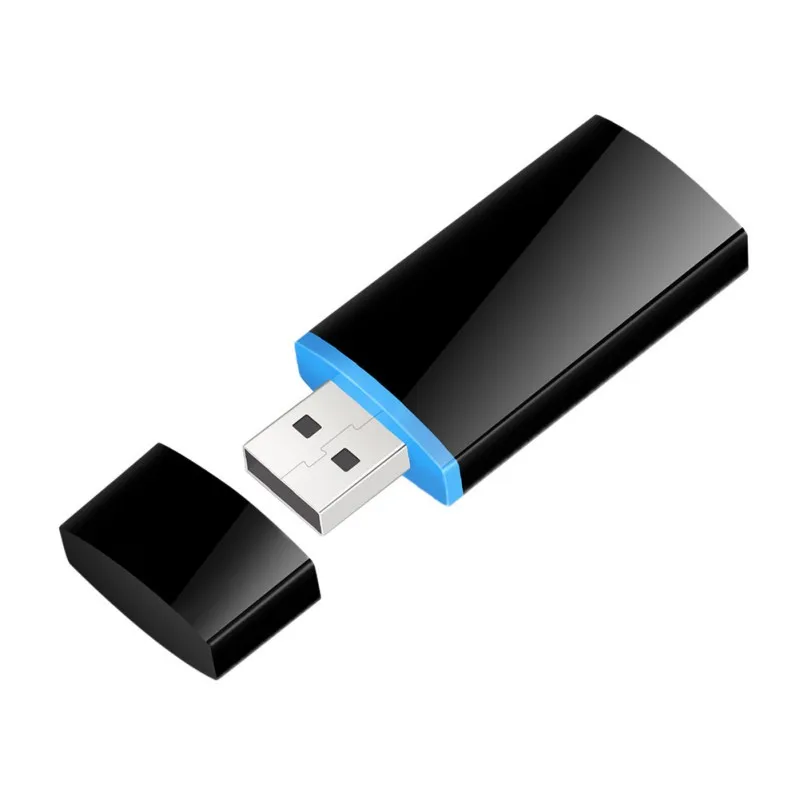 Черный Bluetooth 4,1 аудио приемник передатчик мини стерео Bluetooth AUX USB 3,5 мм разъем для ТВ ПК ноутбук автомобильный комплект беспроводной адаптер - Цвет: Черный