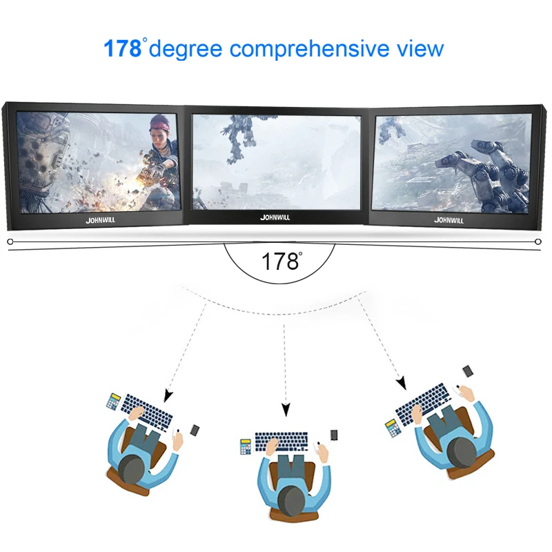 11 6 HD 1080P IPS LCD Портативный монитор для PS3 PS4 XBOx360 с интерфейсом VGA HDMI 10 1 дюймовый