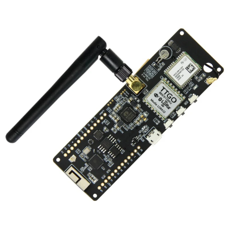TTGO t-луч V1.0 ESP32 433 МГц WiFi беспроводной модуль Bluetooth gps NEO-6M SMA LORA 32 18650 Держатель батареи