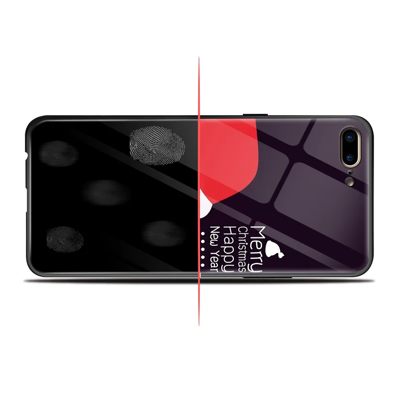 Merry Christmas чехол из закаленного стекла для iPhone Xs Max XR X 8 7 6 6s Plus 11 Pro Max Couple милый снеговик Роскошный чехол для телефона