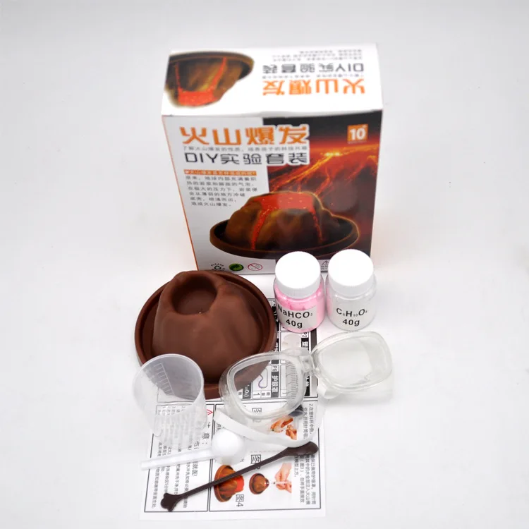 

DIY Volcano Outbreak Science And Technology Small Production Hands Brains Educational Toy Parent And Child China Science Publish