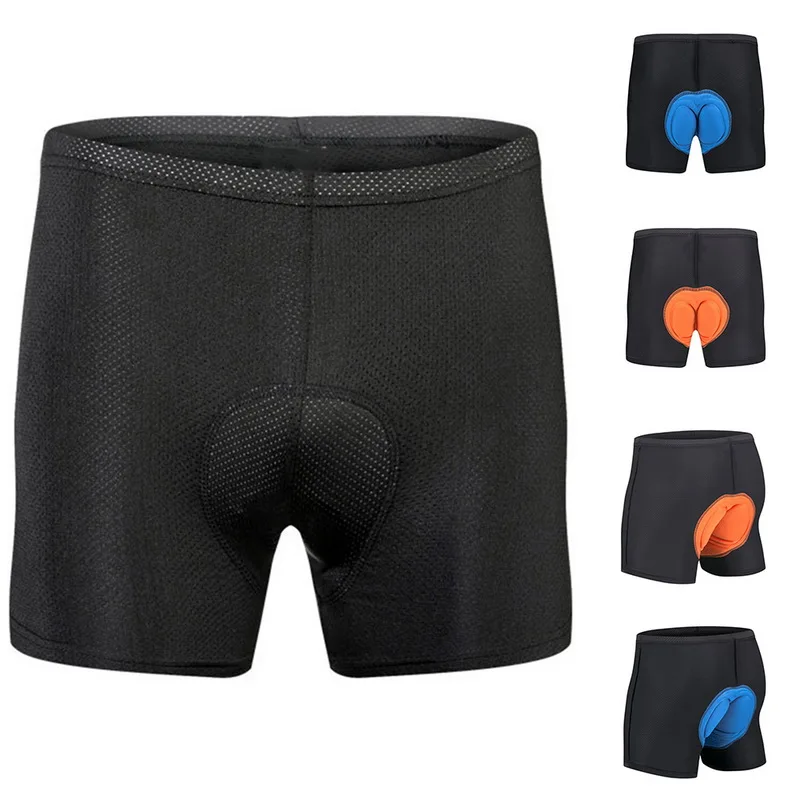 Летние мужские велосипедные трусы для фитнеса, спортивные шорты, компрессионные колготки, шорты для спортзала, 5D мягкие шорты, спортивная одежда