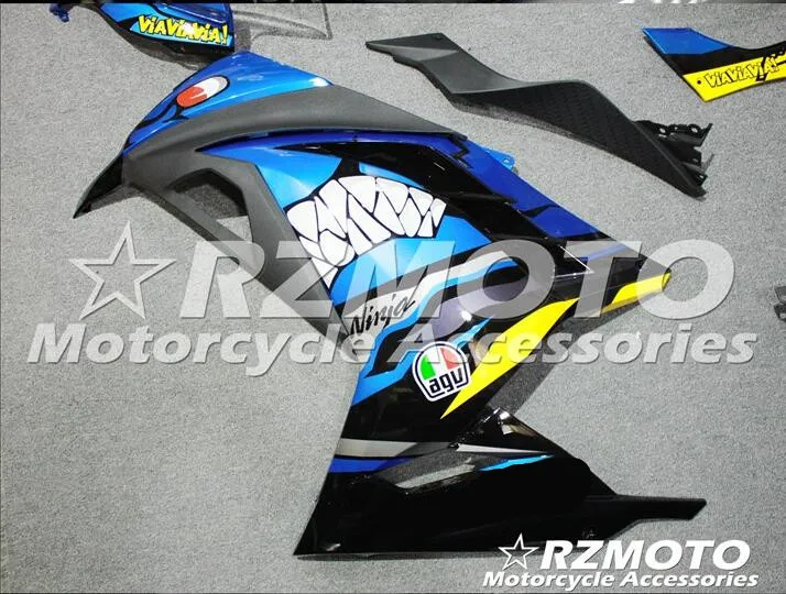 Мотоциклетный обтекатель abs для kawasaki Ninja 300 2013 ниндзя впрыска Bodywor все сорта цветной № 514