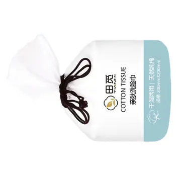 

1 Roll of Disposable Face Washing Towel Soft Cotton Towel Wet and Dry Use Towel Facial Tissue for Home Travel