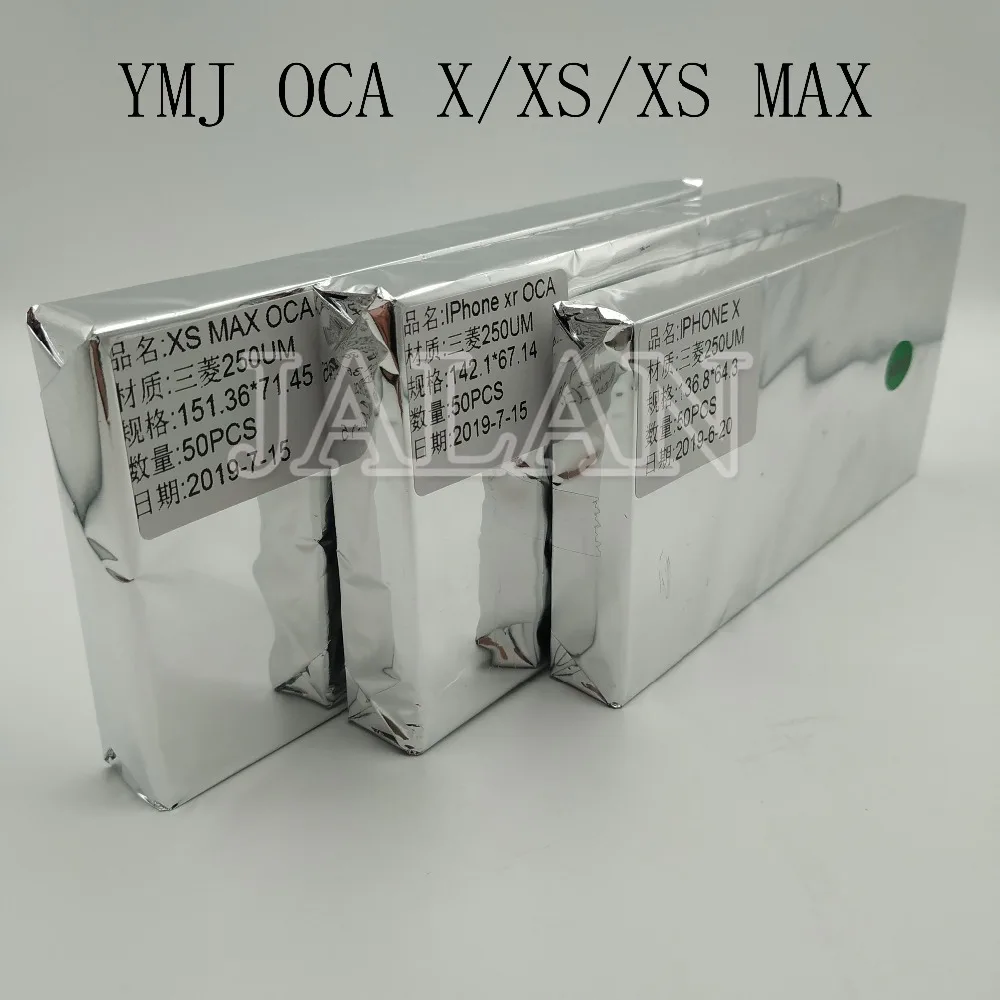 YMJ OCA для iPhone X XS MAX XR 5s 6 6s 7 8P plus 6s p стеклянная рамка OCA клей 4,7 5,5 ремонт ламинирования 250um без пузырьков