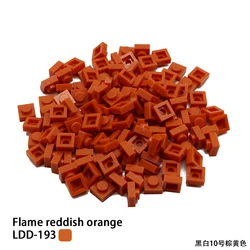 550 - Piece Creative Building Blocks Set for Adults and Teens - Pixel Art and Educational Toy (Flame Reddish orange)
