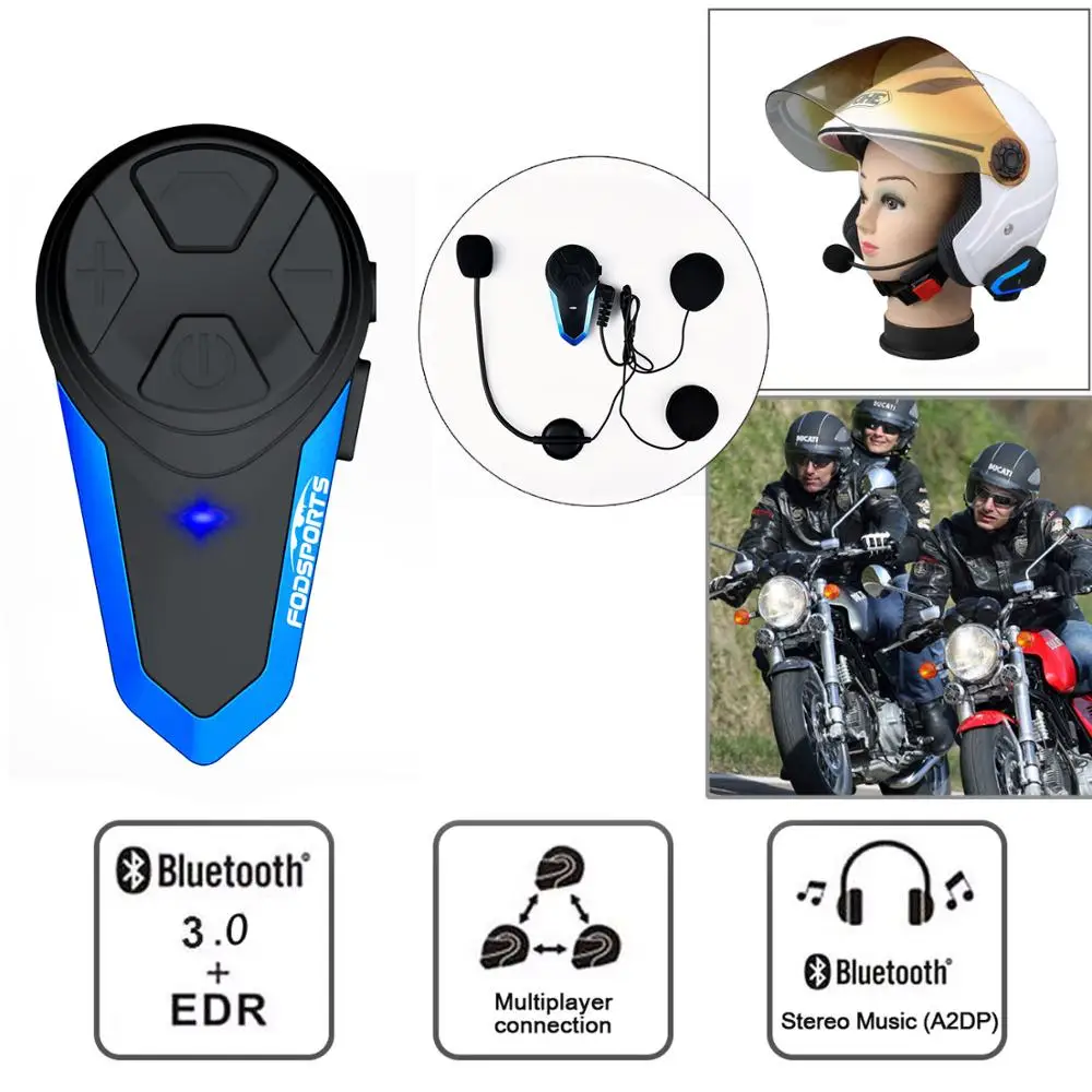 Bluetooth гарнитура для мотоциклетного шлема 1000 м|intercom 1000m|bt interphonemotorcycle helmet bluetooth |
