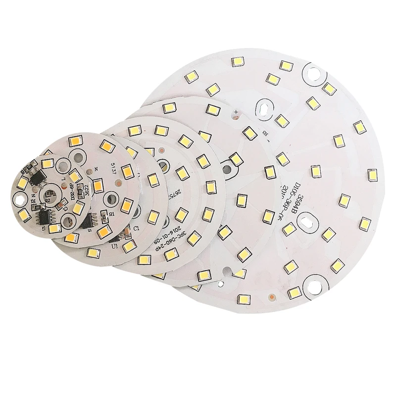 5 шт. AC220V светодиодный pcb SMD2835 3w 5w 7w 9w 12w 15w интегрированный ic драйвер, светодиодный бусины умная ИС(интеграционная схема поверхностного монтажа, светодиодный источник света для светодиодный лампы