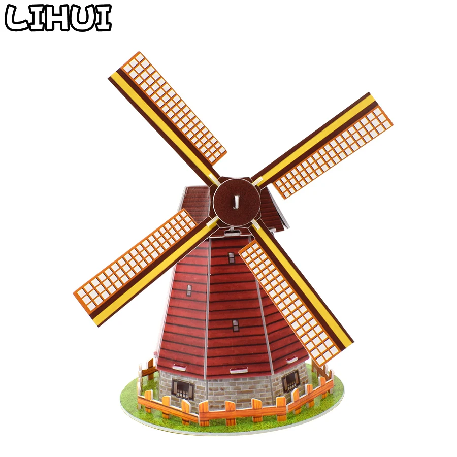 windmill 3d puzzle
