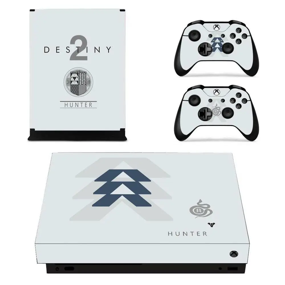 YSX1X0128 Destiny 2 Стикеры s для Xbox One X из винила и кожи Стикеры наклейки для домашнего декора для Xbox one X Xbox Slim консоли пульты дистанционного управления скины - Цвет: YSX1X0128