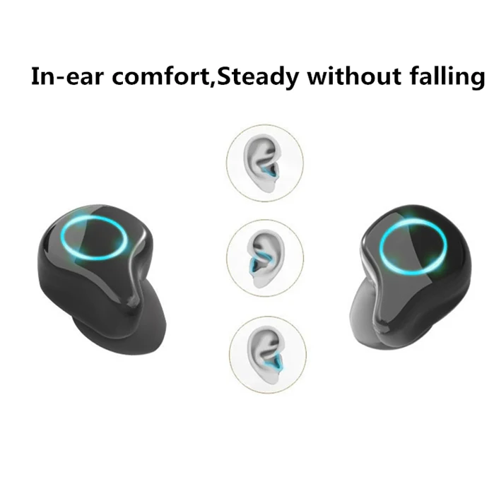 Tws Bluetooth наушники R6 спортивный цифровой дисплей контактные беспроводные наушники в ухо глубокий бас звук с умным касанием
