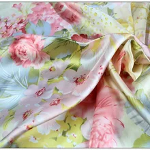 Шелковый Гладкий креп-сатин, шелк, атласная шелковая ткань, платье cheongsam, дизайнерская ткань, гладкая, яркая и высококачественная