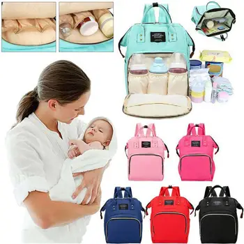 

Mummy Maternity Nappy Bag Travel Backpack Large Capacity Outdoor Nursing Baby Diaper Handbag Backpack Fashion Care O2M8