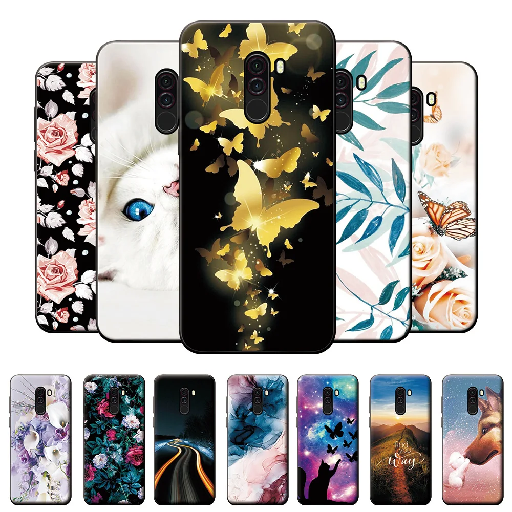 Per Xiaomi Pocophone F1 Custodia Custodia Protettiva Per Xiaomi Pocophone F1 Cover Posteriore In Silicone Per Xiaomi Pocophone F1 Custodia Antiurto