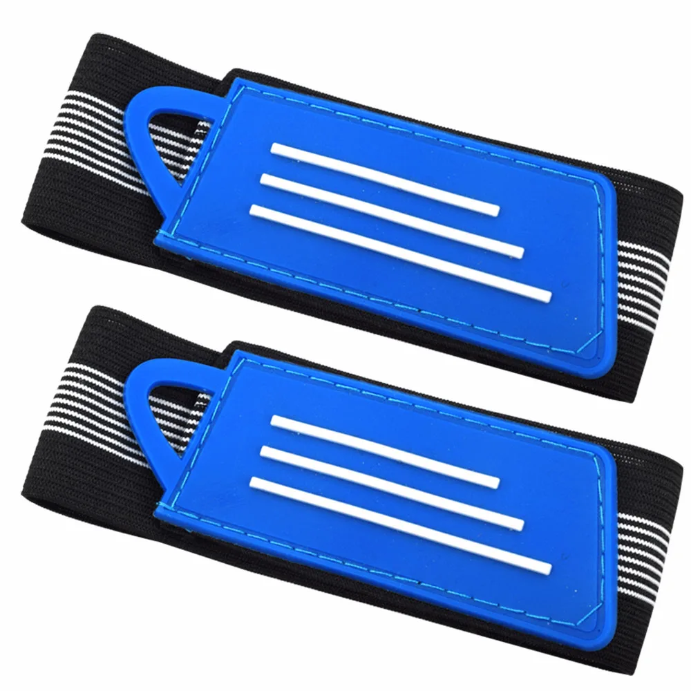 1 pair blue FMFXTR велосипедные легинсы для езды с трусиками с пучком галстука луч брюки ноги ремень клип ноги манжеты артефакт - Цвет: 1 pair blue