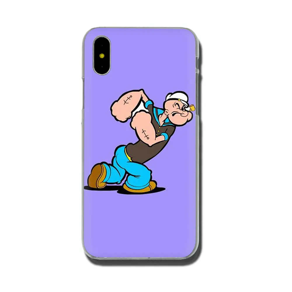 Жесткий чехол для телефона EWAU popeye для iPhone 11 Pro 6 6S Plus 7 8 Plus X XS XR XS Max - Цвет: H2