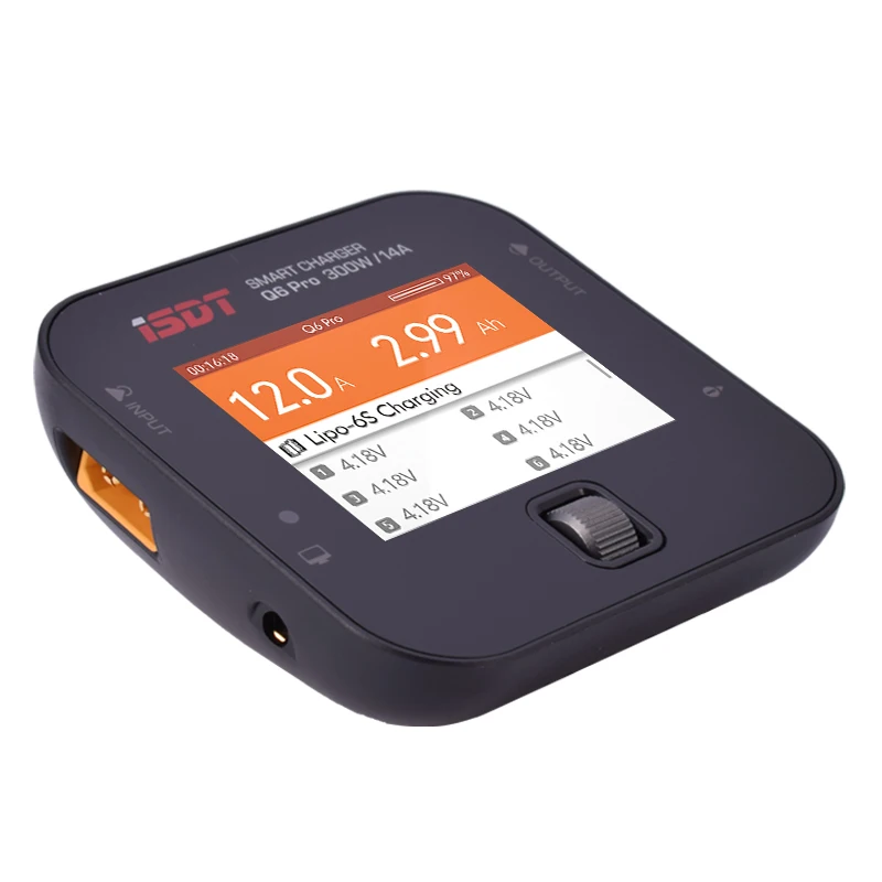 ISDT Q6 Pro зарядное устройство BattGo 300 Вт 14A Карманный Умный Цифровой Lipo батарея баланс