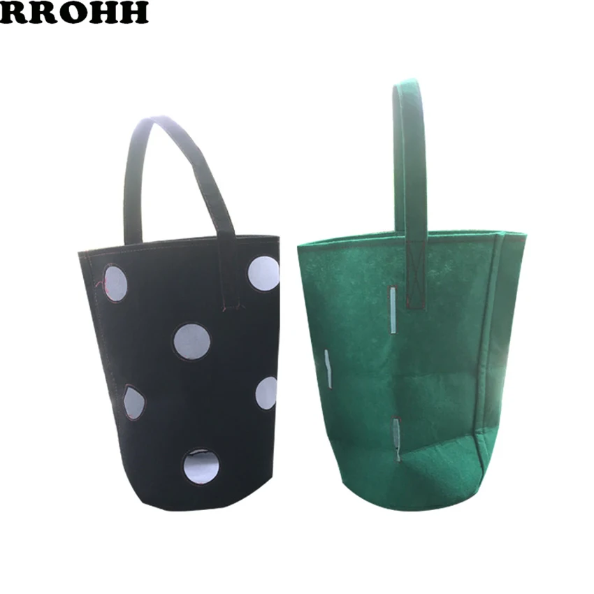 

Felt Hanging Pepper Strawberry Non-woven Plant Bag Bare Root Planting Container Plant Decorative Flower Grow Bag Flower Pot