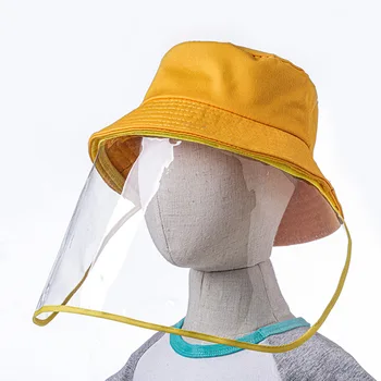 

Removable Hat Anti Droplet Hat Dust-proof Protect Covering Visor Caps Transparent Hats