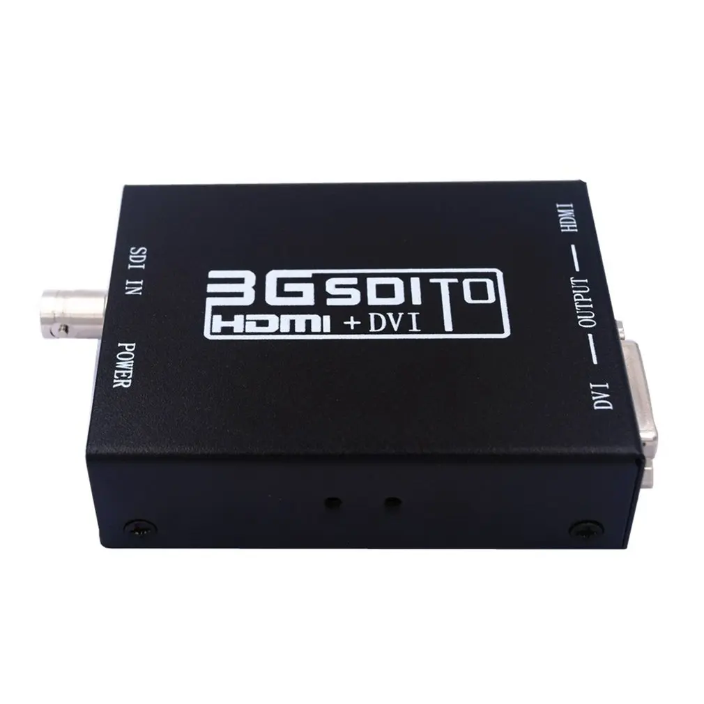 Лучшие продажи 3g SDI в HDMI+ DVI конвертер позволяет SD-SDI HD-SDI и 3G-SDI сигналы, показанные на дисплеях HDMI и DVI с адаптером питания