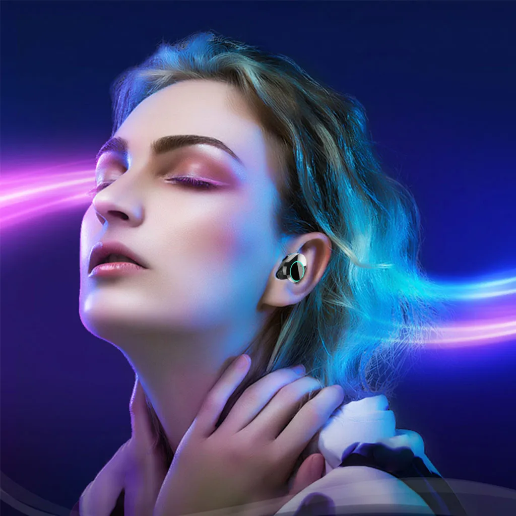 Беспроводные наушники Bluetooth наушники IP6X водонепроницаемая Спортивная гарнитура Hi-Fi стерео для смартфона для iPhone для samsung для LG
