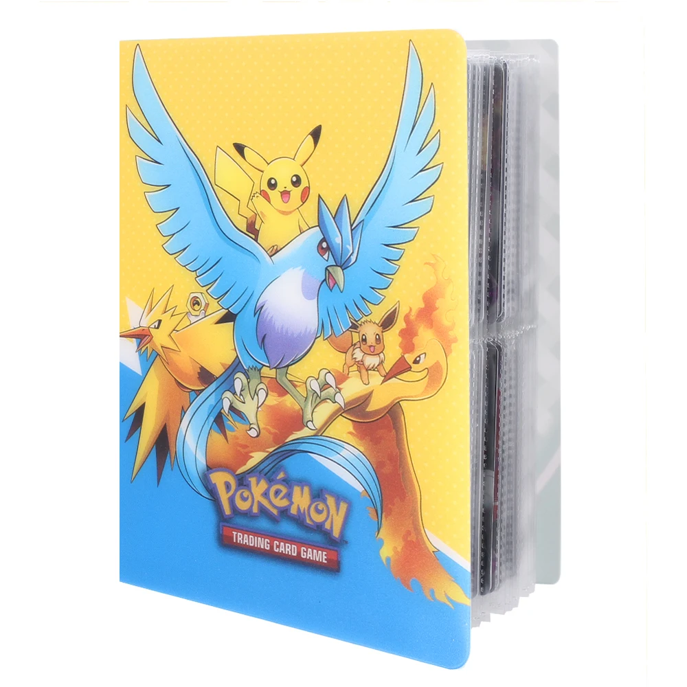 Soporte de dibujos animados de Anime, 80/240 Uds., juguetes para álbumes, juego de colección, cartas de Pokemon, álbum, tapa de libro para regalo para niños