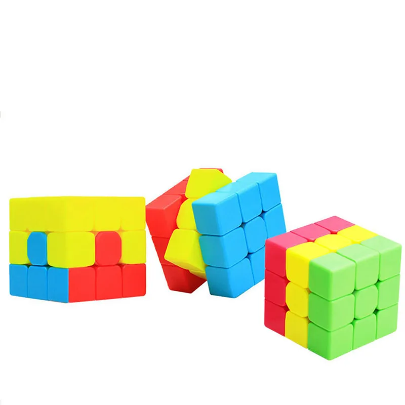 Zcube сэндвич вогнутая выпуклая 3x3x3 профессиональная многоцветная Волшебная быстрая ультра-гладкая 3x3 скоростная Головоломка Куб детские игрушки подарок