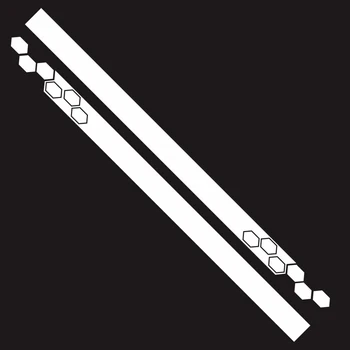 

Accessories Side Body Stickers Racing Decals For Golf 4 5 6 7 MK3 MK4 180 cm x 10 cm
