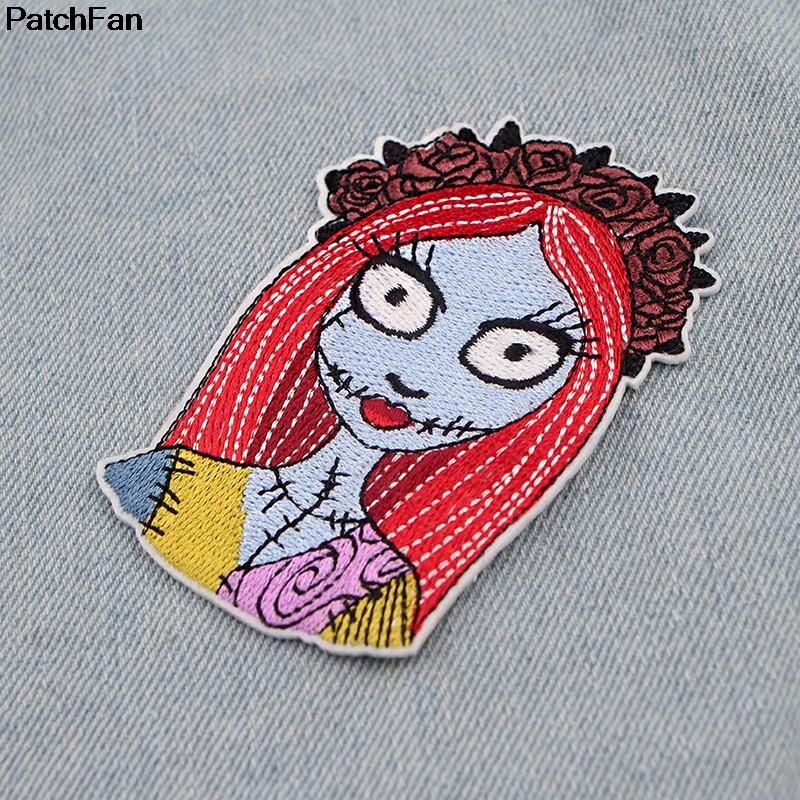 A2579 Patchfan Кошмар перед Рождеством вышитые DIY железо/пришить на ткань аксессуары новые популярные патчи Аппликации