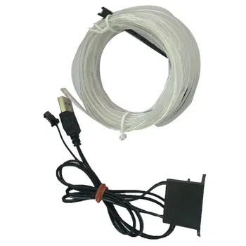 

Battery Operated Luminescent Neon 2.3mm LED Lights Glow Wire String Strip Rope EL Wire String Strip Rope Tube Blue