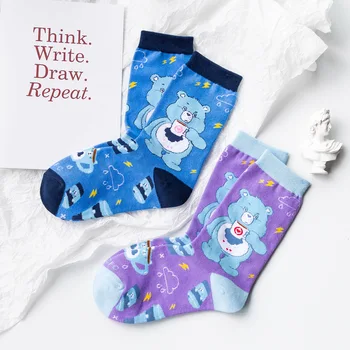 

Lovely Funny Animal Short Women Socks Korea Japanese Cute Bear Cartoon Socks Cotton Cozy Warm Girls Casual Socks Autumn Winter