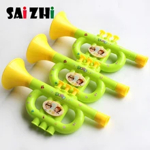 Saizhi 1 шт. пластиковая труба Музыкальные инструменты для детей Детские музыкальные игрушки для детей музыкальная труба гудок детская игрушка, подарок