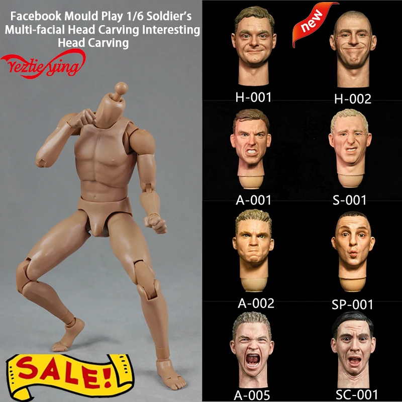 Coomodel 1/6 человек стандартная фигура тела BD001 военная модель смайлик голова
