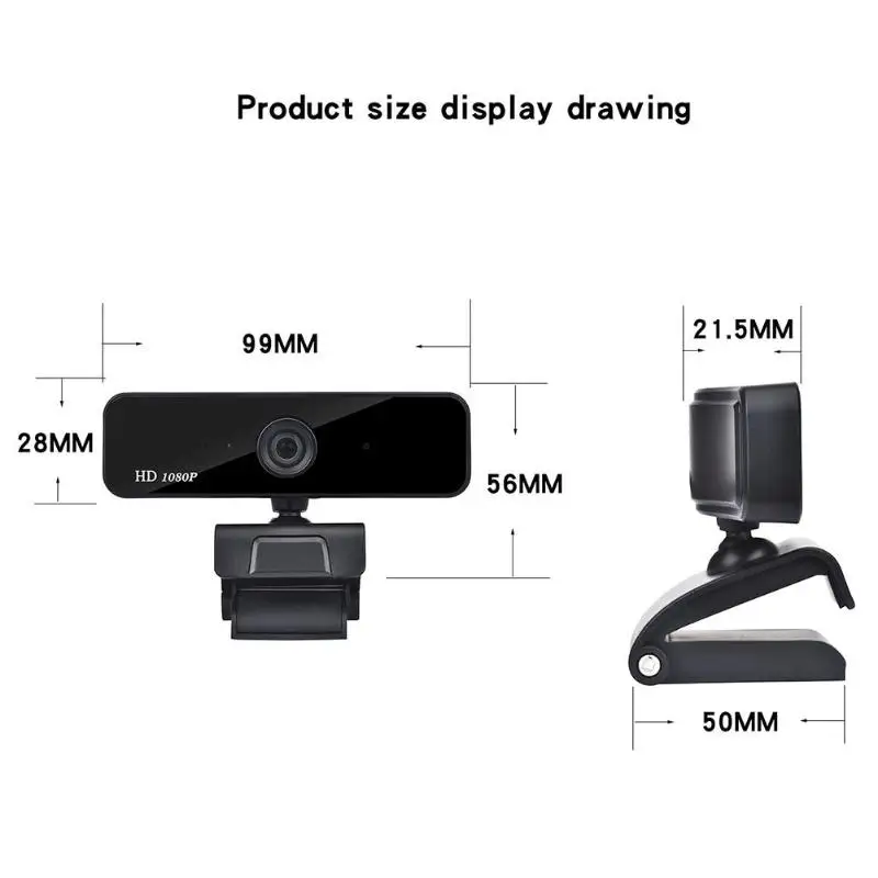 Веб-камера 1080 p, hdвеб-камера met Ingebouwde HD Microfoon 1920x1080 p USB Plug веб-камера