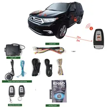 Remote With Auto Start Keyless Entry Central Locking/unlock Door Lock Car Engine Pke With 2remote Control Burglar Alarm System