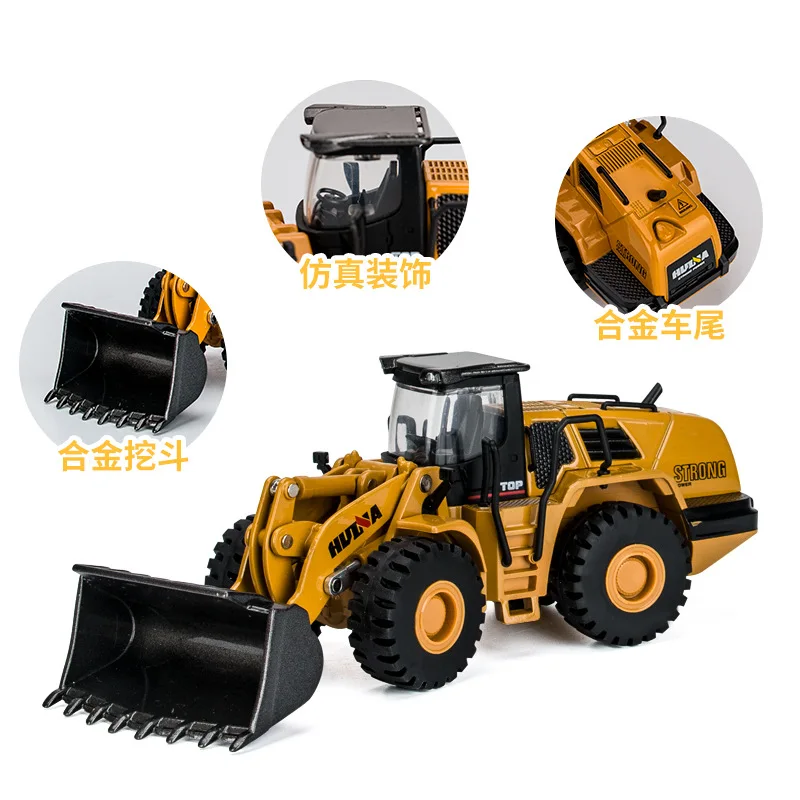 

Department Is Satisfied 1: 50 Alloy Loading Bulldozer Shovel Engineering Vehicle Model Car CHILDREN'S Toy