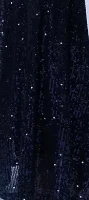 navy blue Платье для выпускного вечера с длинным рукавом, блестящее расшитое блестками платье цвета шампанского, женские вечерние платья K055, элегантные сексуальные платья с v-образным вырезом для выпускного вечера - Цвет: navy blue