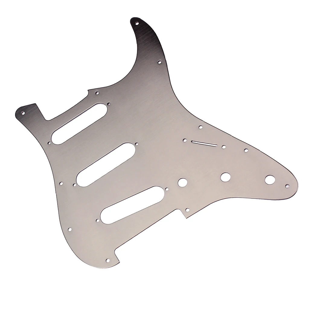 Из алюминиевого сплава, анодированный SSS Pickguard для электрогитары ST серый