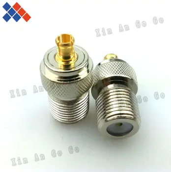 

10pcs RF coxial adapter F female jack to MCX male pin plug adapter