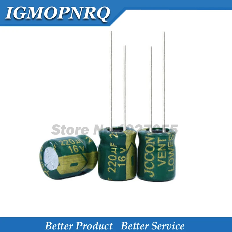 6.3V 10V 16V 25V 35V 50V 100V 400V High Frequency Low ESR Aluminum Capacitor 100UF 220UF 330UF 470UF 680UF 1000UF 2200UF 3300UF